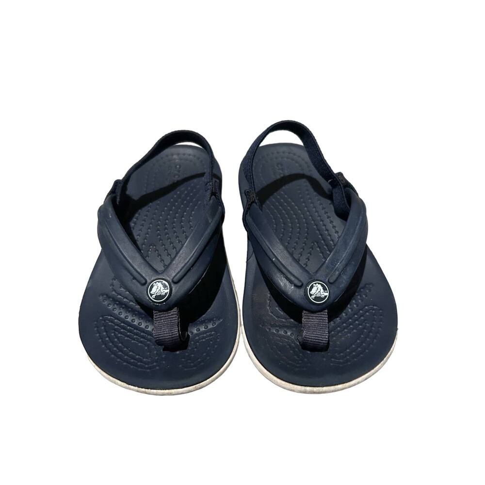 Toddler Crocs Flip Flops w/Adjustable Back Strap - Size 8